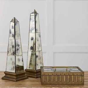 Luxor Obelisk - Antique Brass