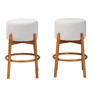 Olwen Set of 2 Japandi Stool Set