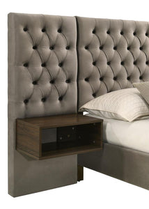 Marley Upholstered Platform Bed with Headboard Panels