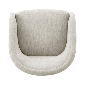 Margareth Swivel Chair in Pasadena Beige