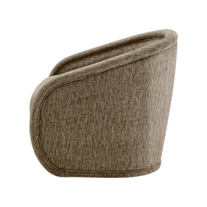 Margareth Swivel Chair in Pasadena Taupe