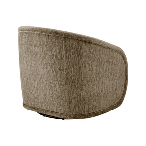 Margareth Swivel Chair in Pasadena Taupe