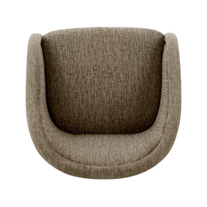 Margareth Swivel Chair in Pasadena Taupe