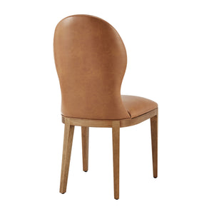 Eldoris Set of 2 Dining Chair in Borneo Chocolate