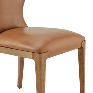 Eldoris Set of 2 Dining Chair in Borneo Chocolate