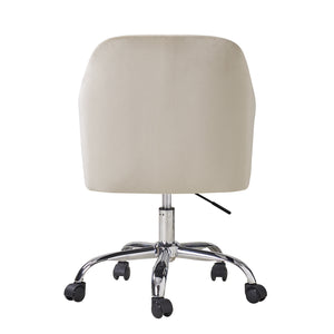 Gerhard Velvet Task Chair in Tan