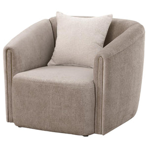 Townsend Chenille Arm Chair in Latte