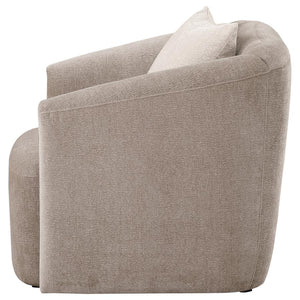 Townsend Chenille Arm Chair in Latte