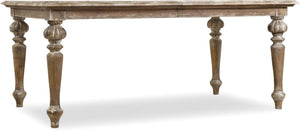 Chatelet Rectangle Leg Dining Table with Two 18'' Leaves