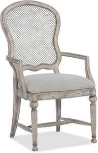 Casual Dining Boheme Gaston Metal Back Arm Chair