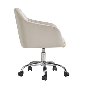 Gerhard Velvet Task Chair in Tan