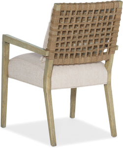 Surfrider Woven Back Arm Chair