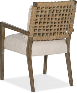 Sundance Woven Back Dining Arm Chair