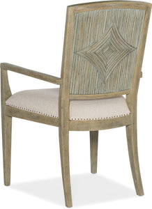 Surfrider Carved Back Arm Chair