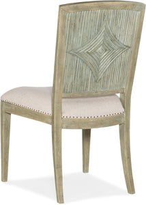 Surfrider Carved Back Side Chair