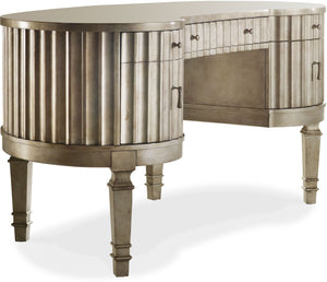 Melange Fluted Kidney Desk