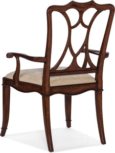 Casual Dining Charleston Upholstered Seat Arm Chair