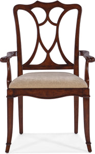 Casual Dining Charleston Upholstered Seat Arm Chair