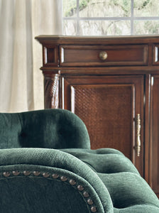 Charleston Upholstered Arm Chair in Venice Pine