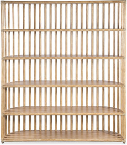 Retreat Slatted Bookcase in Dune