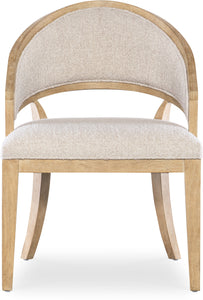 Casual Dining Retreat Cane Barrel Back Chair