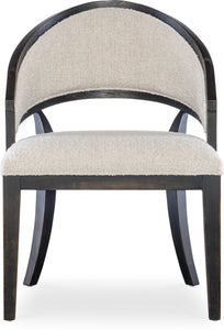 Casual Dining Retreat Cane Barrel Back Chair