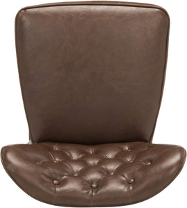 Aster Set of 2 Tufted Bar Stool in Brown