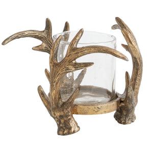 Antler Metal Candleholder