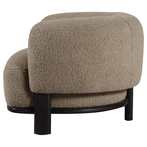 Lawler Barrel Back Accent Chair in Mushroom