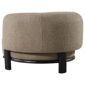 Lawler Barrel Back Accent Chair in Mushroom