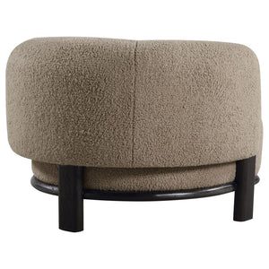 Lawler Barrel Back Accent Chair in Mushroom