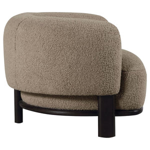 Lawler Barrel Back Accent Chair in Mushroom