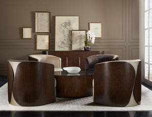 Donna Swivel Chair in Merrimac Mink