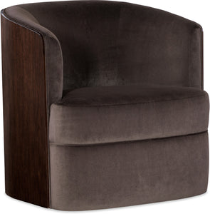 Donna Swivel Chair in Merrimac Mink