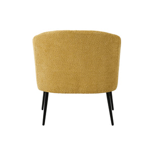 George Modern Boucle Armchair in Yellow