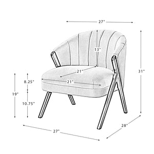 Emil Barrel Chair in Mustard