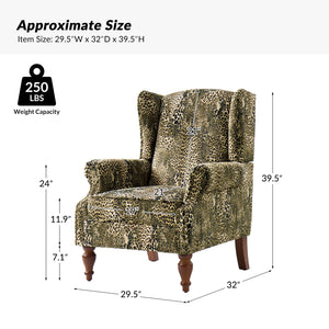 Ivan Armchair in Leopard