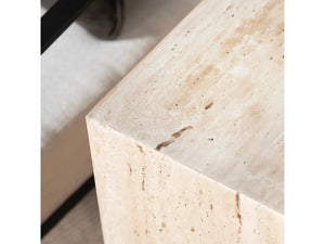 Palermo Travertine End Table