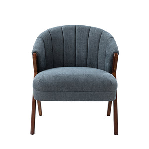 Emil Barrel Chair in Charcoal