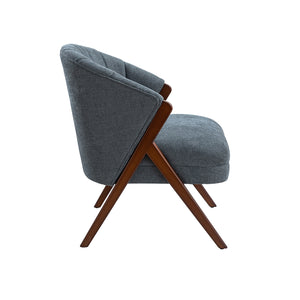 Emil Barrel Chair in Charcoal