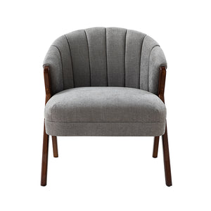 Emil Barrel Chair in Grey