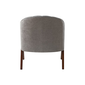 Emil Barrel Chair in Grey