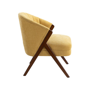 Emil Barrel Chair in Mustard