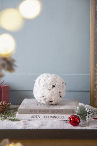 Set of 4 Snowball Ornament