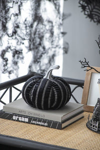 Set of 2 Striped Pumpkin