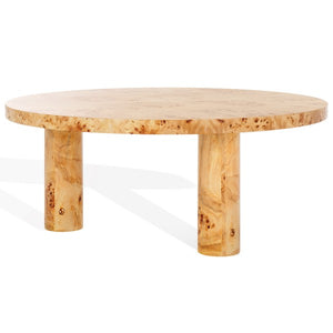 36" Everbella Burled Mappa Coffee Table