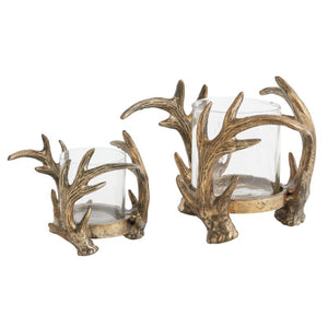 Antler Metal Candleholder