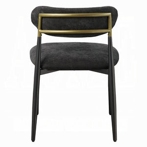 Jaramillo Set of 2 Side Chairs in Black