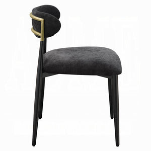 Jaramillo Set of 2 Side Chairs in Black