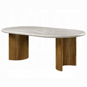 Darcy Oval Marble Dining Table